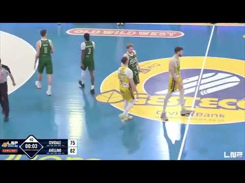 UEB Cividale-Avellino Basket 75-82, gli highlights