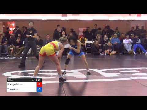 53 Kg Final Haley Augello Sunkist Kids Wrestling Club Vs Yuka Yago Japan