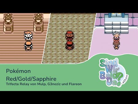 SindWirBaldDa-athon 2025 - Pokémon Gen 1 - 3 (Trifecta Relay) von Mulp, G3neziz und Flareon