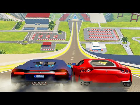 Big Ramp Jumps with Expensive Cars #3 - BeamNG Drive Crashes | DestructionNation
