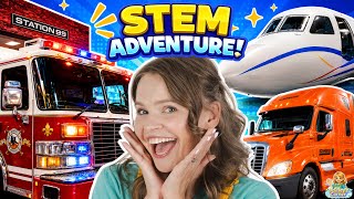 Learn Science & STEM for Kids w/ Silly Miss Lily 🚒 | Children’s Museum + Indoor Playground Learning