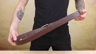 Добротний чоловічий ремінь 20744 Vintage коричневий