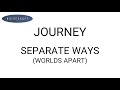 Journey - Separate Ways (Worlds Apart) Drum Score