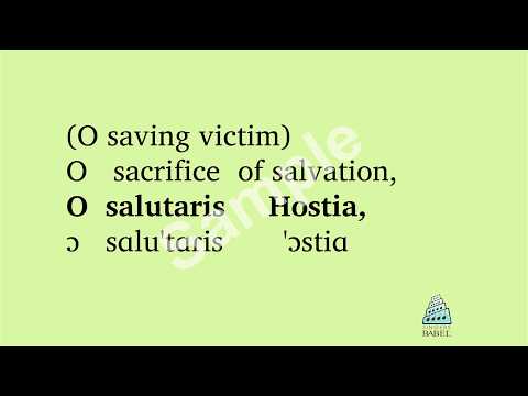 Gioachino Rossini - O salutaris Hostia