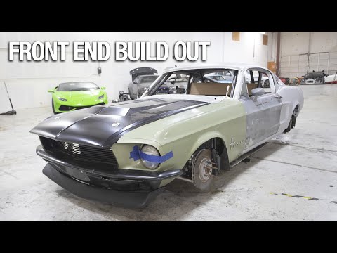 Mid Engine 67 Ford Mustang Fastback Pt. 6 - Front End Build Out