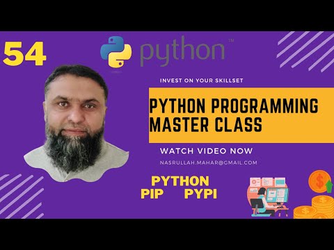 Python Pip Pypi Python Programming Master Class Nasrullah Mahar