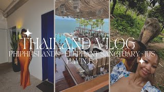 TRAVEL VLOG : LETS GO TO THAILAND • YONA FLOATING BEACH CLUB • ELEPHANT SANCTUARY// XOLIGCABASHEVLOG