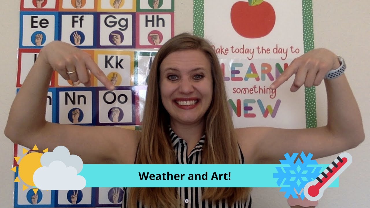 Learning about Weather using Art! Preschool Weather Activities Part 3!