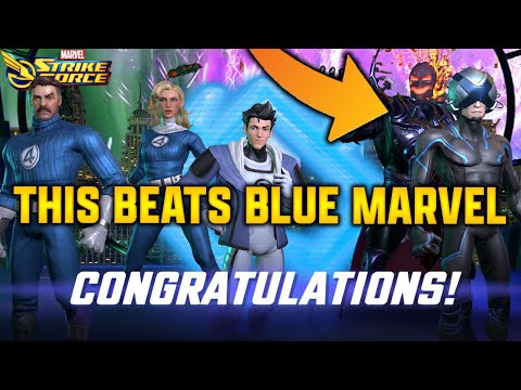 Dormammu Destroys Blue Marvel In Arena - MARVEL Strike Force - MSF
