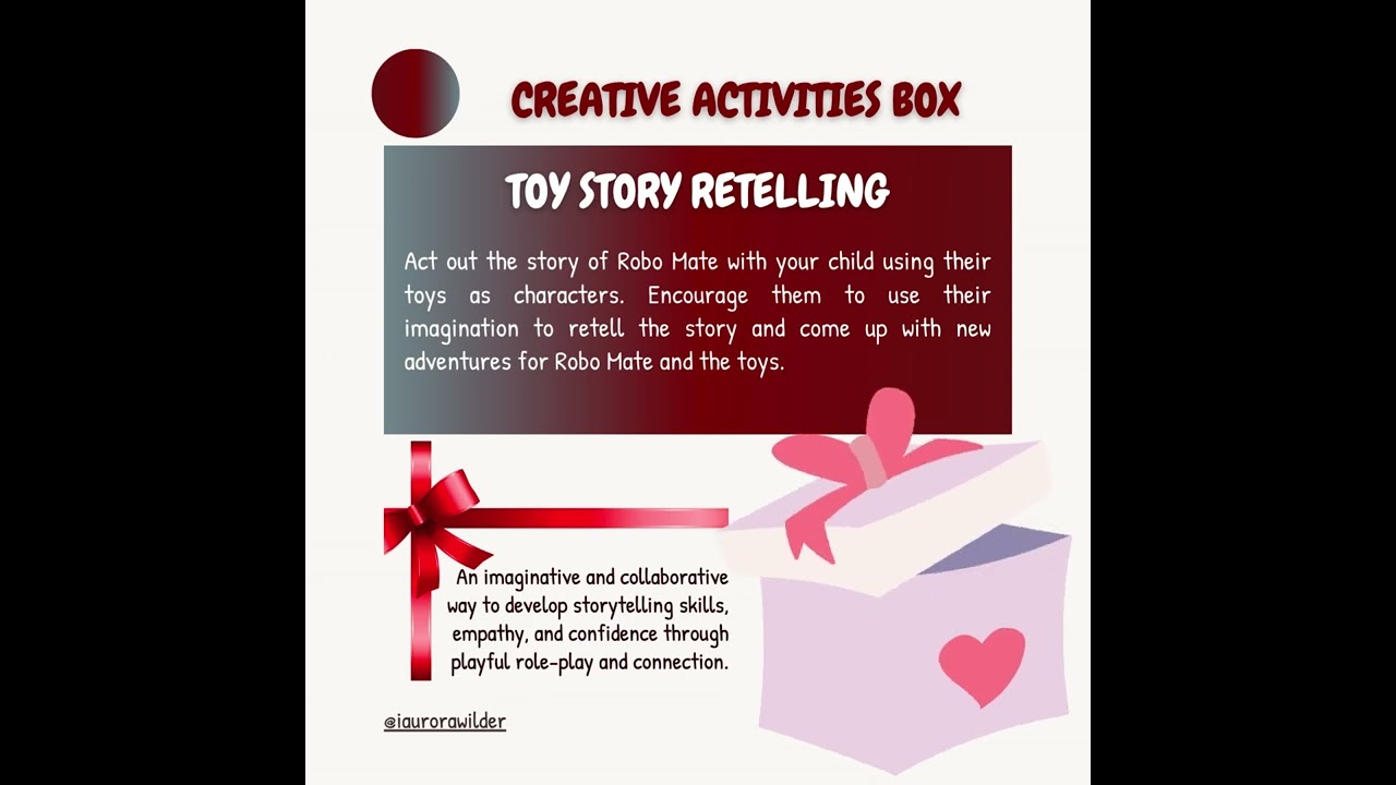 Dream2Live® Creative Activities Box (Toy Story Retelling)