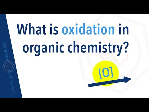 What is oxidation in organic chemistry?