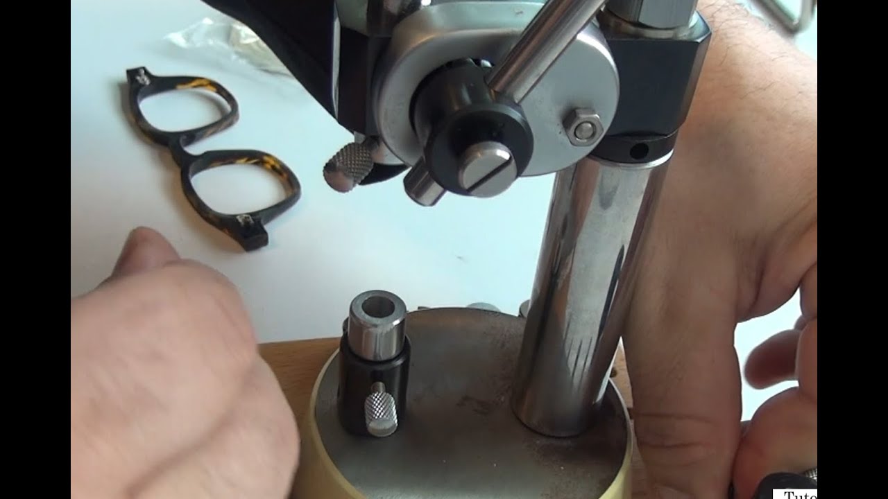 Utilisation de la potence (clavulus) en optique lunetterie