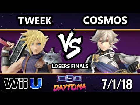 CEO 2018 Smash 4 - Tweek (Cloud) Vs. Cosmos (Corrin) Wii U - Losers Finals