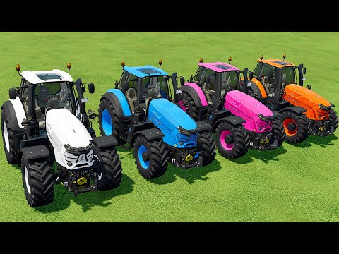 PACK AND LOAD BALES & CUTTING GRASS WITH CLAAS TRACTORS - Farming Simulator 2022