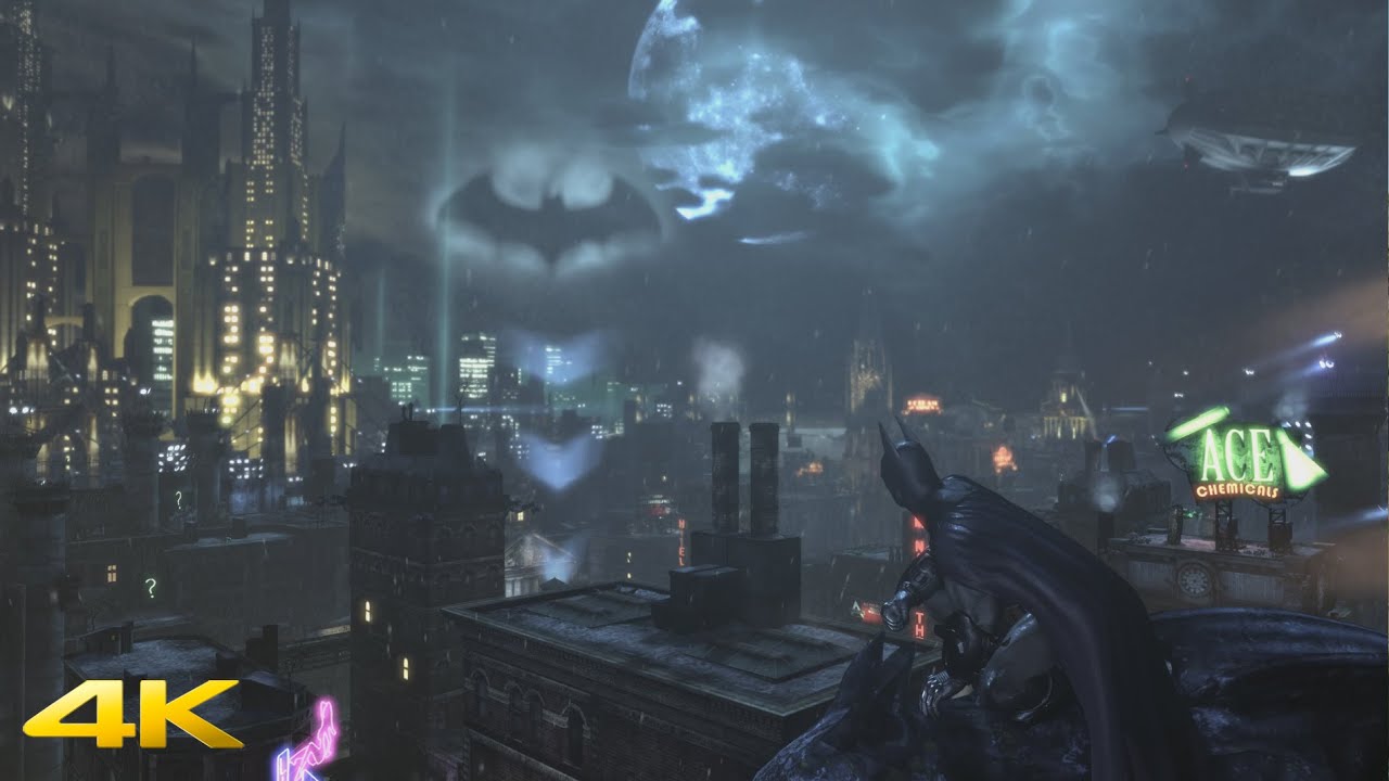 [4K] Beauty of Batman: Arkham City [OST Music] [Live Wallpaper]