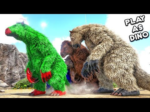 Making Powerful Army Of Megatherium In Redwood For Fight 🔥🔥 : Play As Dino : ARK Survival Evolved