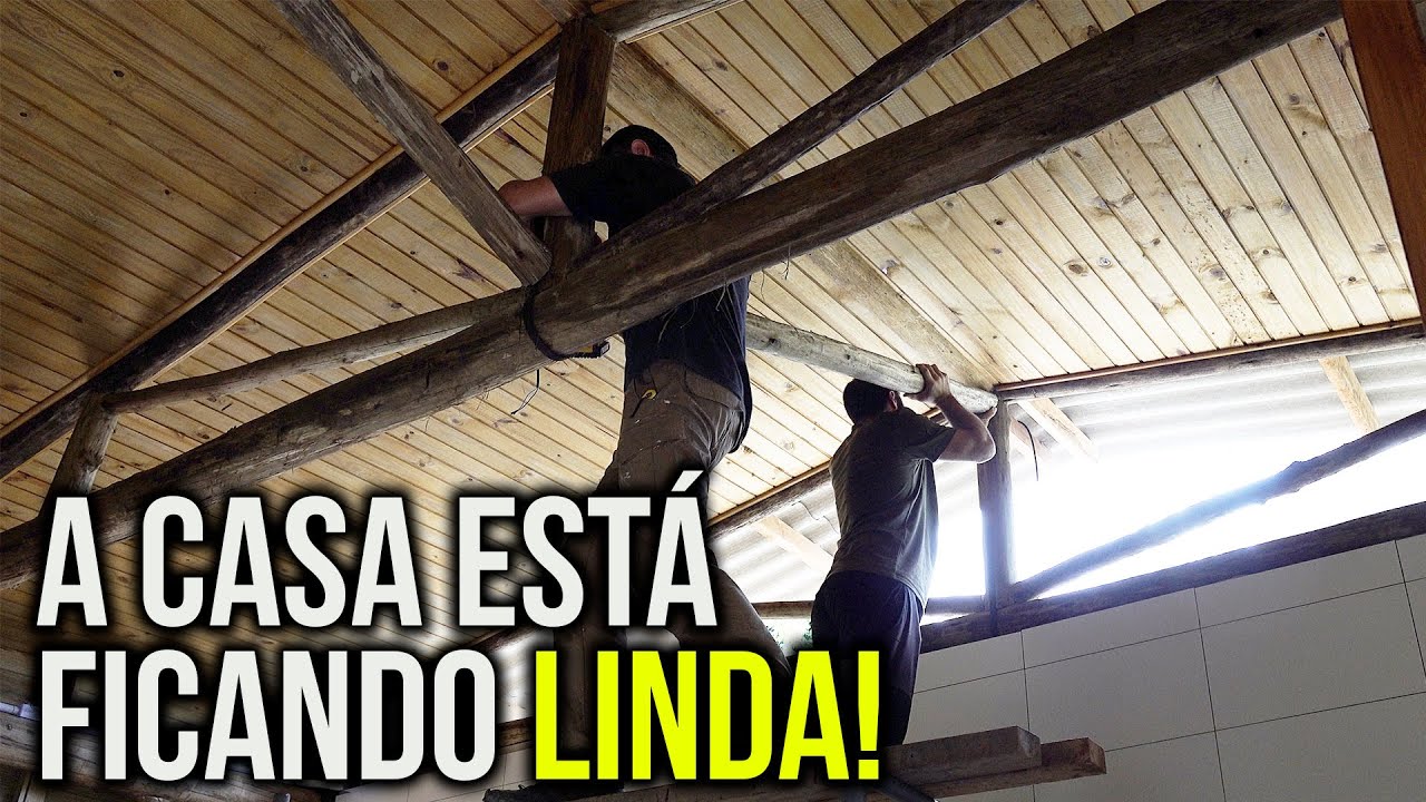 Finalizamos TODOS acabamentos internos da casa! - Rancho SV