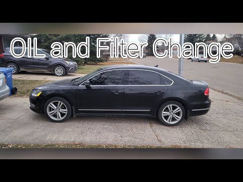 How To change Oil and Filter on 2014 Vw Passat TDI Quick and Easy.