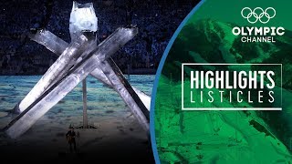 Top Moments from Olympic Winter Closing Ceremonies | Highlights Listicles