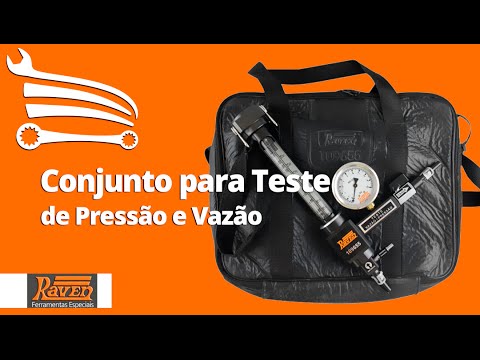 Conjunto para Teste de Pressão e Vazão de Combustível - Video