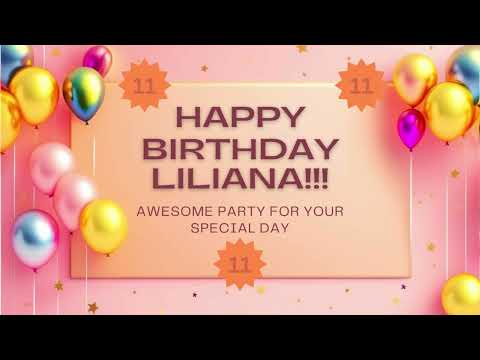HAPPY Birthday Liliana