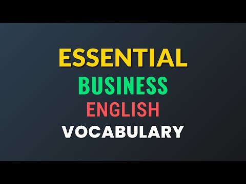 Essential Business English Vocabulary