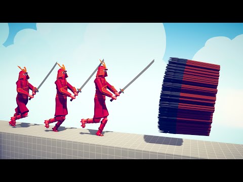 3x SAMURAI GIANTS vs EVERY GOD - Totally Accurate Battle Simulator TABS