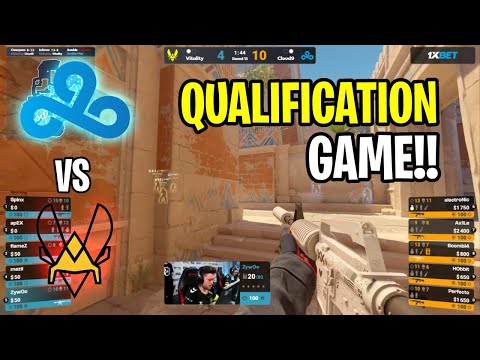 QUALIFICATION GAME!! - Cloud9 vs Vitality - HIGHLIGHTS - PGL CS2 Major Copenhagen 2024 RMR | CS2