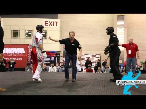 Pablo Moreno vs Kameren Dawson - Men's Sparring - Amerikick Internationals 2015