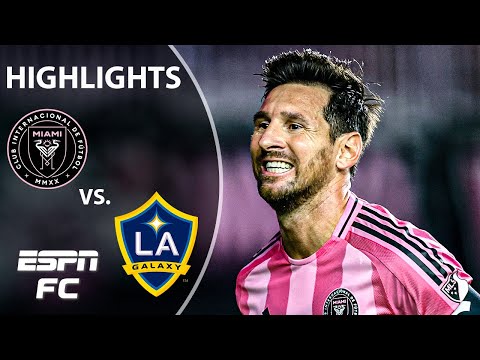 MESSI, SUAREZ & ALBA SCORE 🔥 Inter Miami vs. LA Galaxy | MLS Highlights | ESPN FC