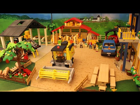 Playmobil Familie Rauter - Besuch am Bauernhof -  Abenteuer aus Linsendorf