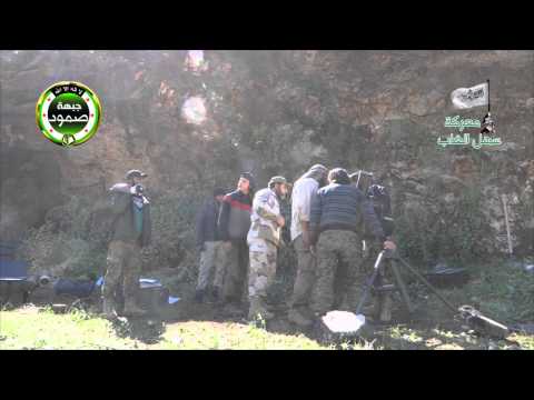 استهداف مقرات قوات النظام في قرية القاهرة في ريف حماة بواسطة قذائف الهاون من قبل جبهة صمود