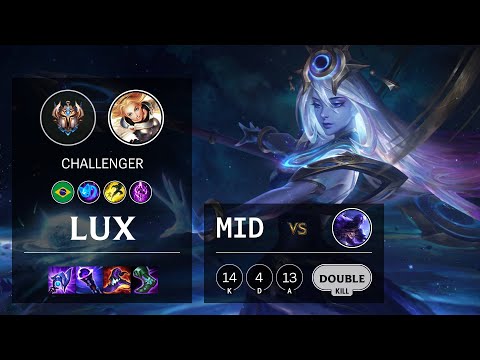 Lux Mid vs Ryze - BR Challenger Patch 11.23
