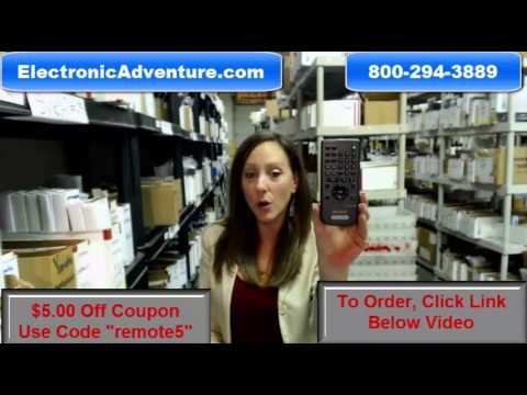 Original Sony RMT-D182A Portable DVD Remote Control Coupon $5 Off-ElectronicAdventure.com