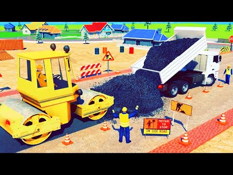 Road Construction 2020 - City Road Builder Simulator - Android Gameplay