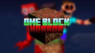 One block survival with HORROR ENTITIES!!!! 😱😨pt 2