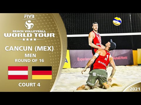 Ermacora/Pristauz vs. Ehlers/Flüggen - Full Match | 4* Cancun 2021 #1