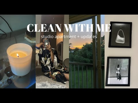 Clean With Me: Studio Apartment Updates | Morgann Flowers