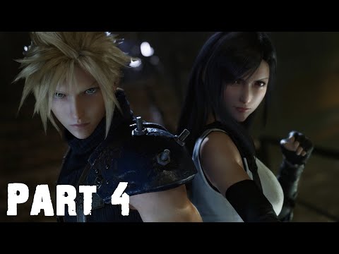 FINAL FANTASY 7 REMAKE Walkthrough Gameplay Part 4