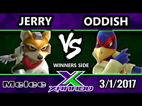 S@X 191 - Jerry (Fox) Vs. Oddish (Falco) - SSBM Tournament - Smash Melee