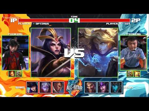Optimus (Jayce) vs Uzi (Quinn) 1v1 2016 All-Star Barcelona