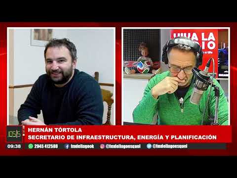 Hernán Tórtola, Secretario de Infraestructura, Energía y Planificación de la Provincia de Chubut