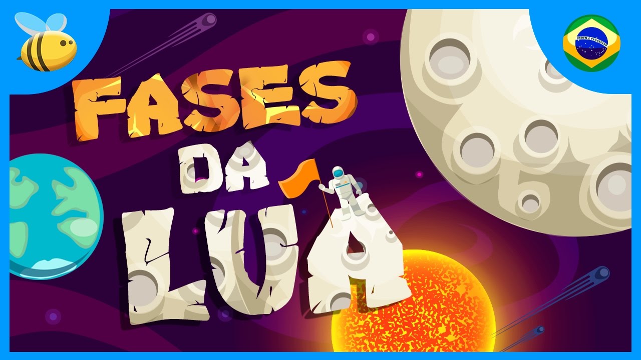 As Fases da Lua | Vídeos Educativos para Crianças