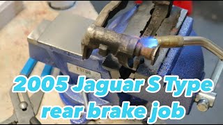 EP. 085 2005 Jaguar S type rear brake change