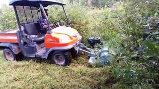 Forax GP40 Gas Powered Mulcher Featured On Kubota RTV 900