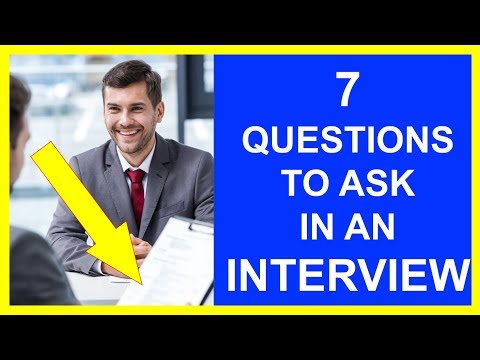 7 GREAT QUESTIONS to Ask in an INTERVIEW (PASS!)