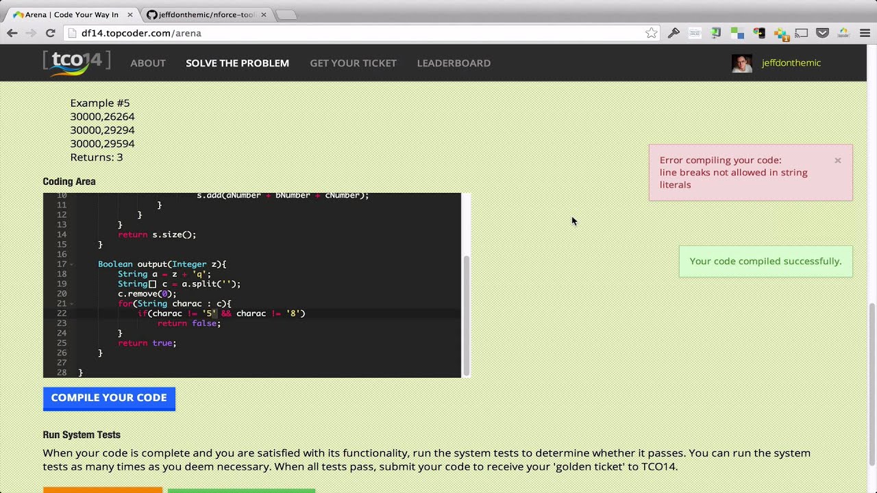 Apex Algorithm Challenges for Force.com