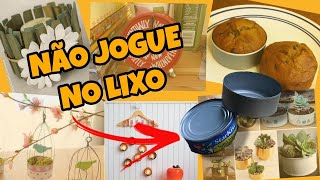IDEIAS INCRÍVEIS com LATAS DE ATUM! Artesanato Criativo e Reciclagem Fácil que Vai te Surpreender!