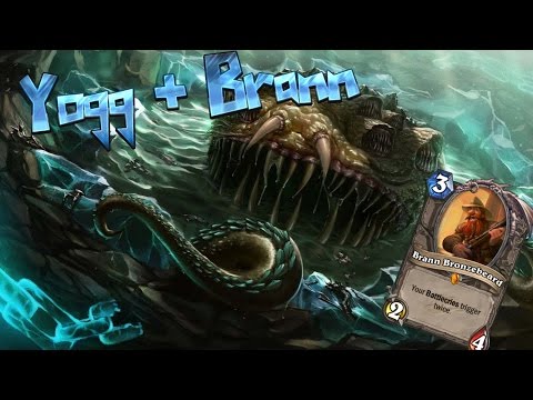 [Hearthstone] Yogg-Saron Meets Brann Bronzebeard "Is this a bug?"