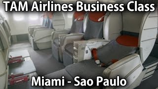 TAM Airlines Business Class Miami-São Paulo (Boeing 777-300ER)